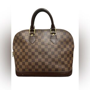 SOLD***Authentic Louis Vuitton Damier Ebene Alma PM